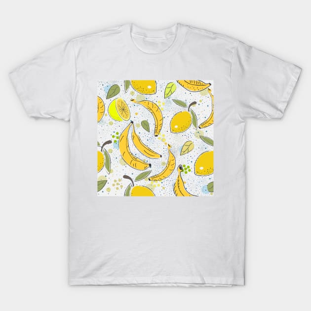 Bananas T-Shirt by Kristina Stellar Scandinavian Land